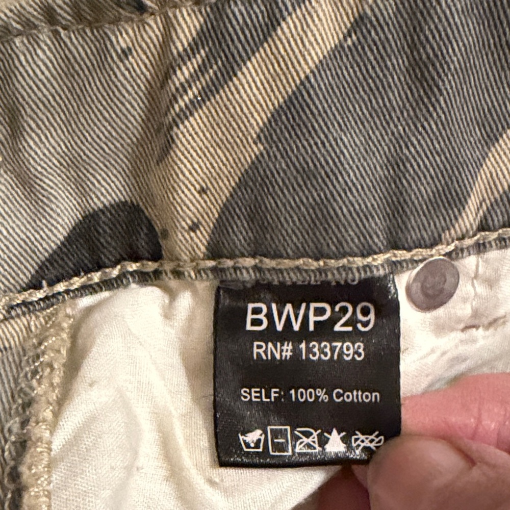 POL Camo Patchwork Overalls Distressed Denim - image 12